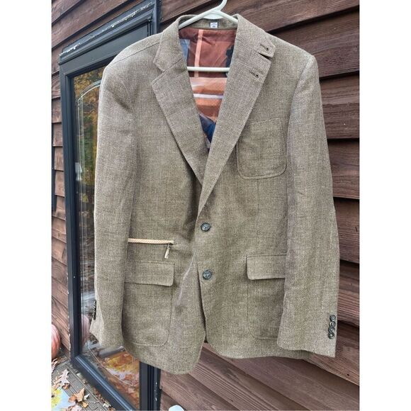 Authentic Robert Graham hobo clown tweed blazer jacket sports coat removable lin - Picture 7 of 16